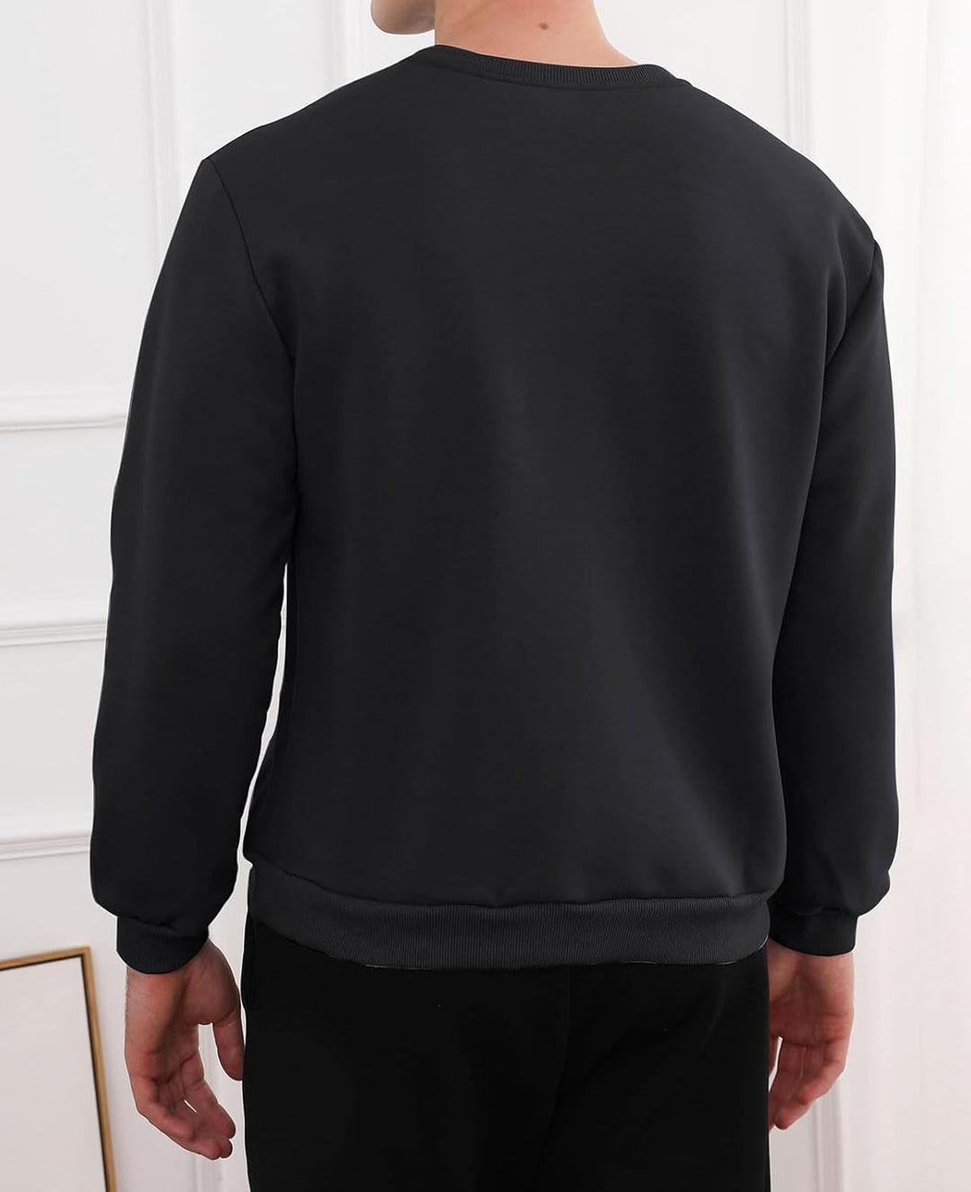 Comfortable Men's Sweatshirt - Finn-Black Hoodie-S-Nora Luxe