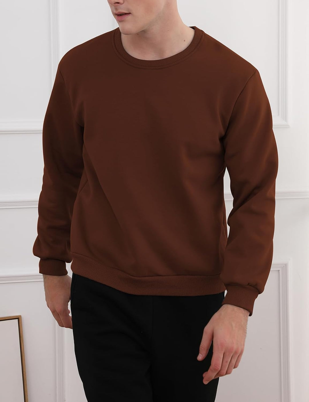 Comfortable Men's Sweatshirt - Finn-Black Hoodie-S-Nora Luxe