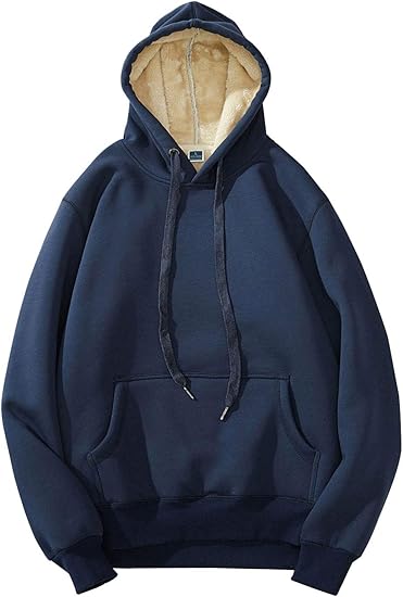Comfortable Men's Sweatshirt - Finn-Dark Blue Hoodie-S-Nora Luxe