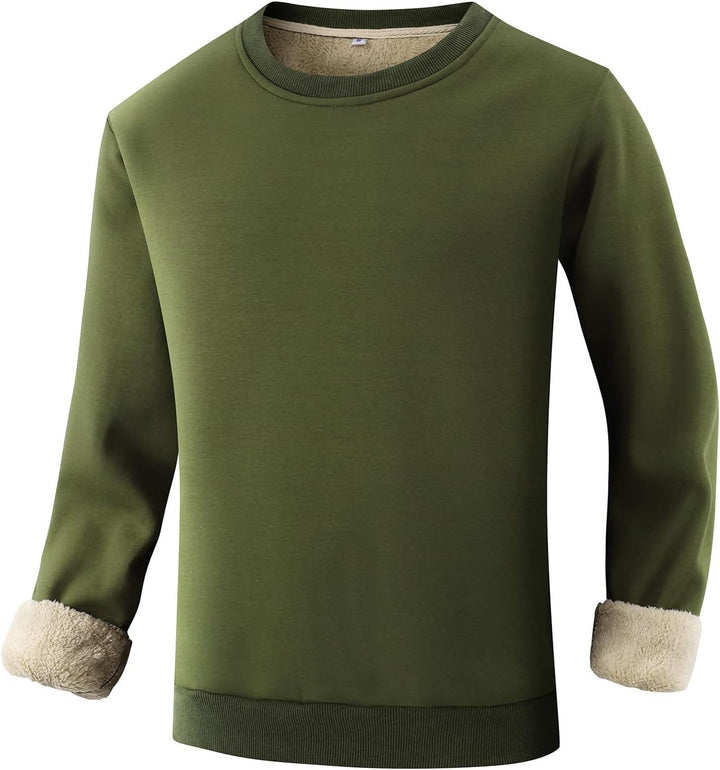Comfortable Men's Sweatshirt - Finn-Dark Green-S-Nora Luxe