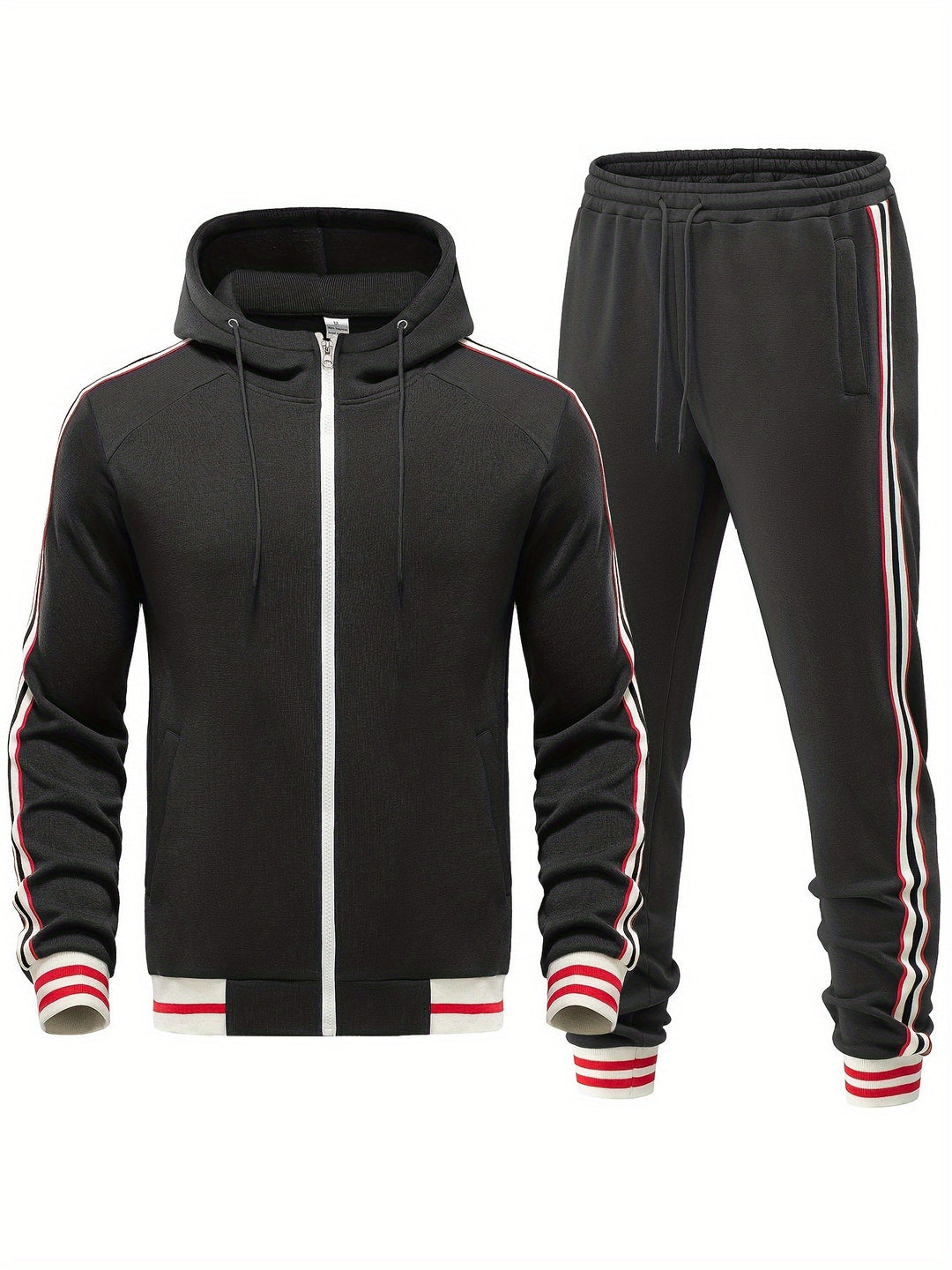 Comfortable Men's Tracksuit - Damon-Black-S-Nora Luxe