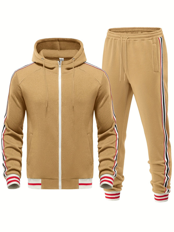 Comfortable Men's Tracksuit - Damon-Yellow-S-Nora Luxe