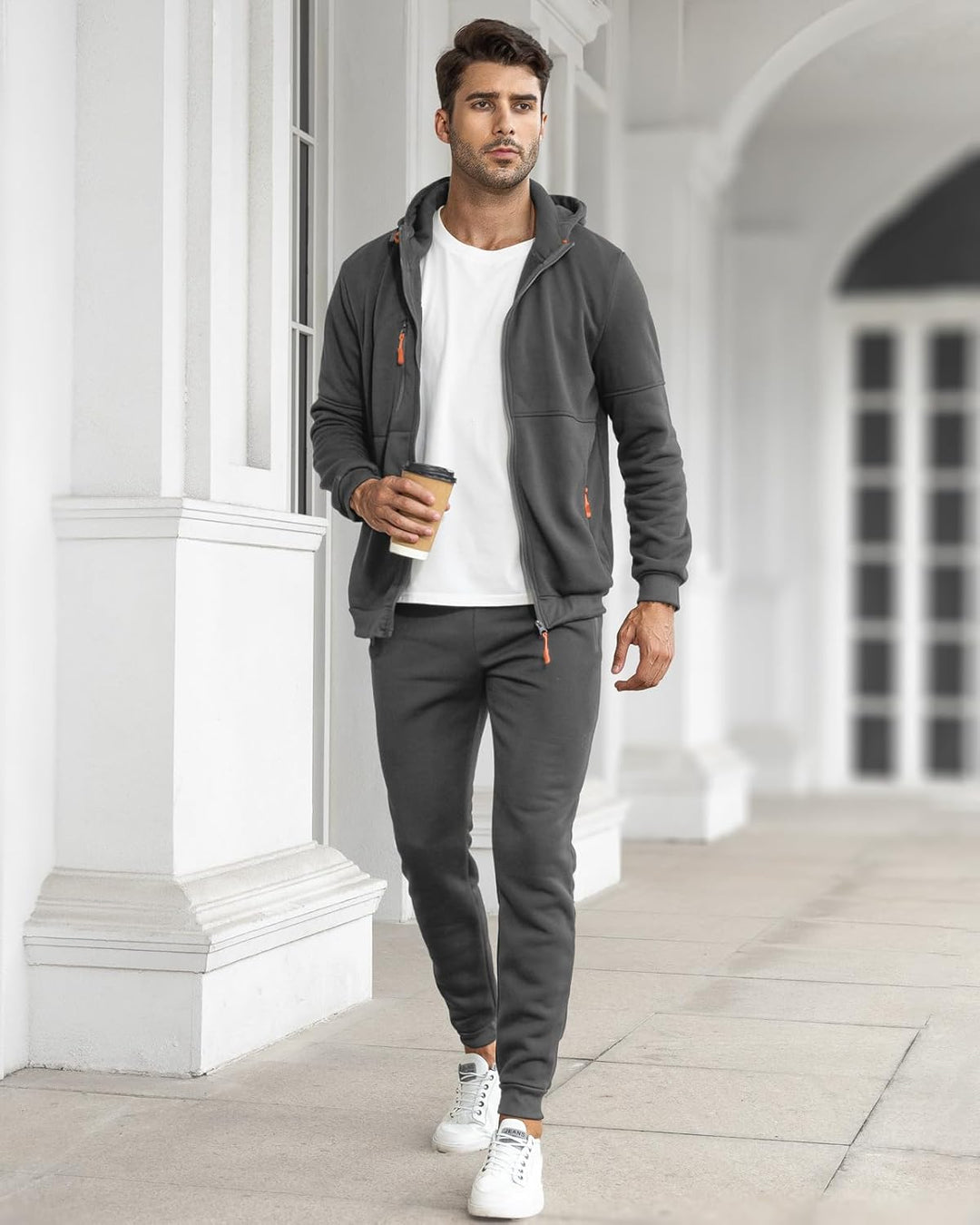 Comfortable Men's Tracksuit - Jamie-Green-S-Nora Luxe