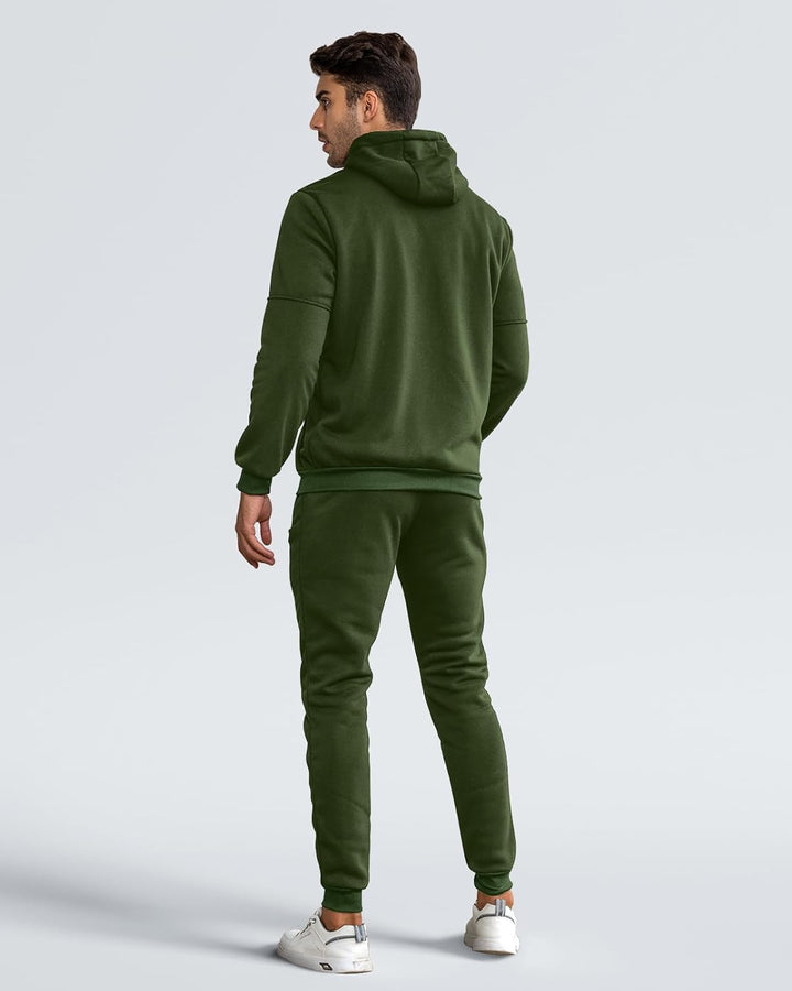 Comfortable Men's Tracksuit - Jamie-Green-S-Nora Luxe