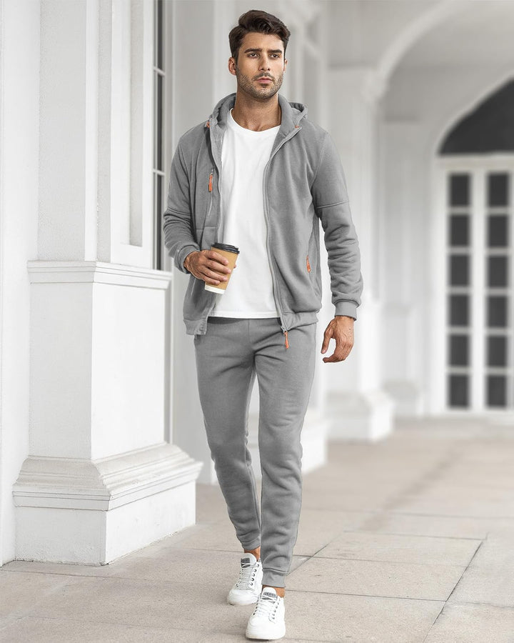 Comfortable Men's Tracksuit - Jamie-Green-S-Nora Luxe
