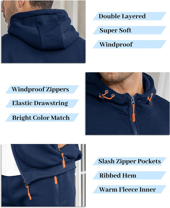 Comfortable Men's Tracksuit - Jamie-Green-S-Nora Luxe