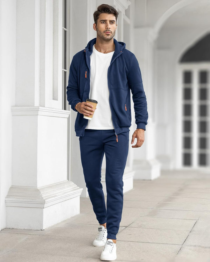 Comfortable Men's Tracksuit - Jamie-Green-S-Nora Luxe