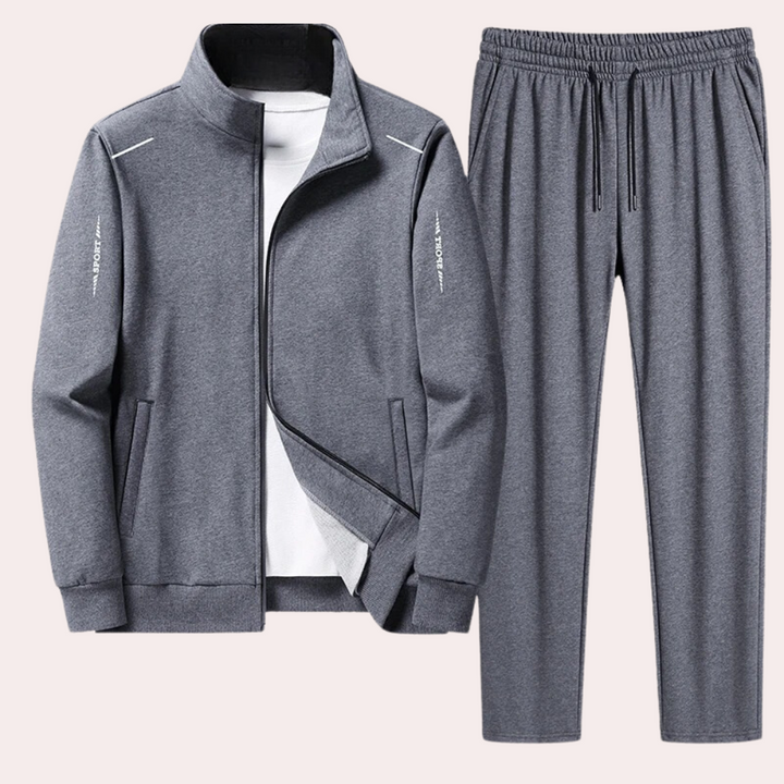 Comfortable Men's Tracksuit - Owen-Gray-M-Nora Luxe