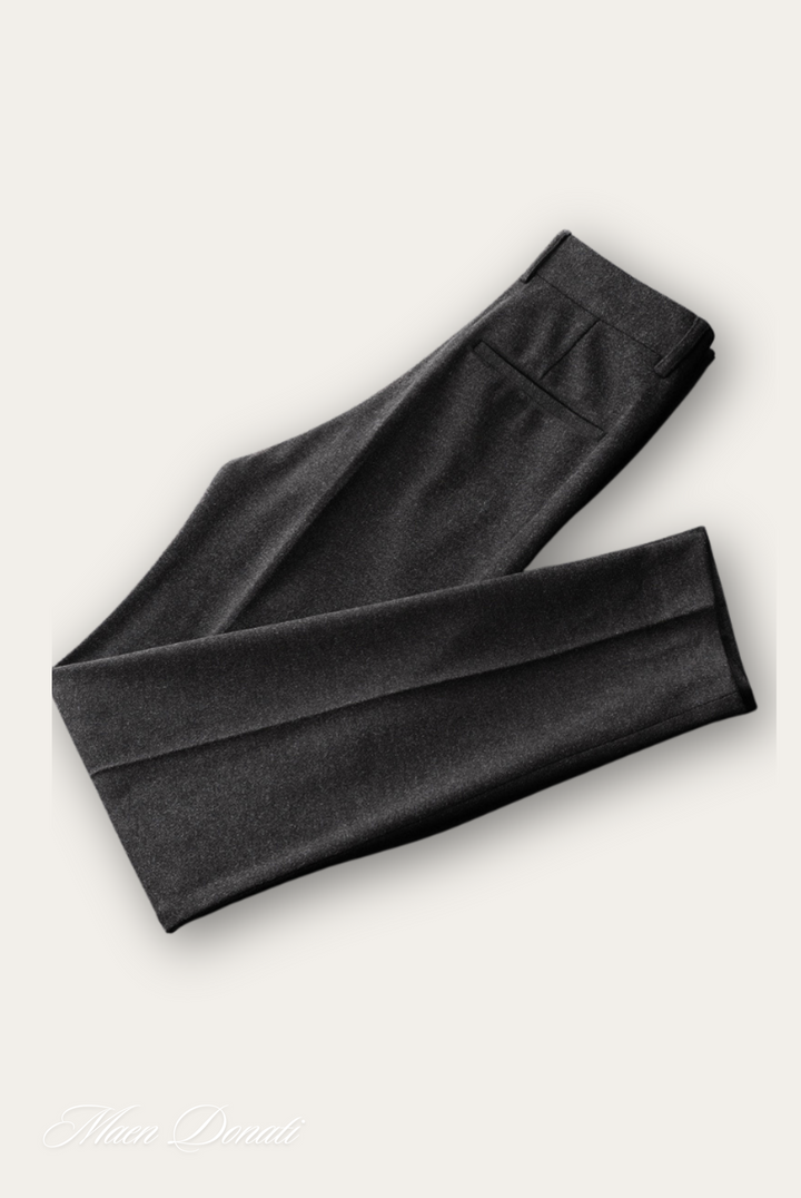 Comfortable Men's Trousers - Oliver-Dark gray-29-Nora Luxe