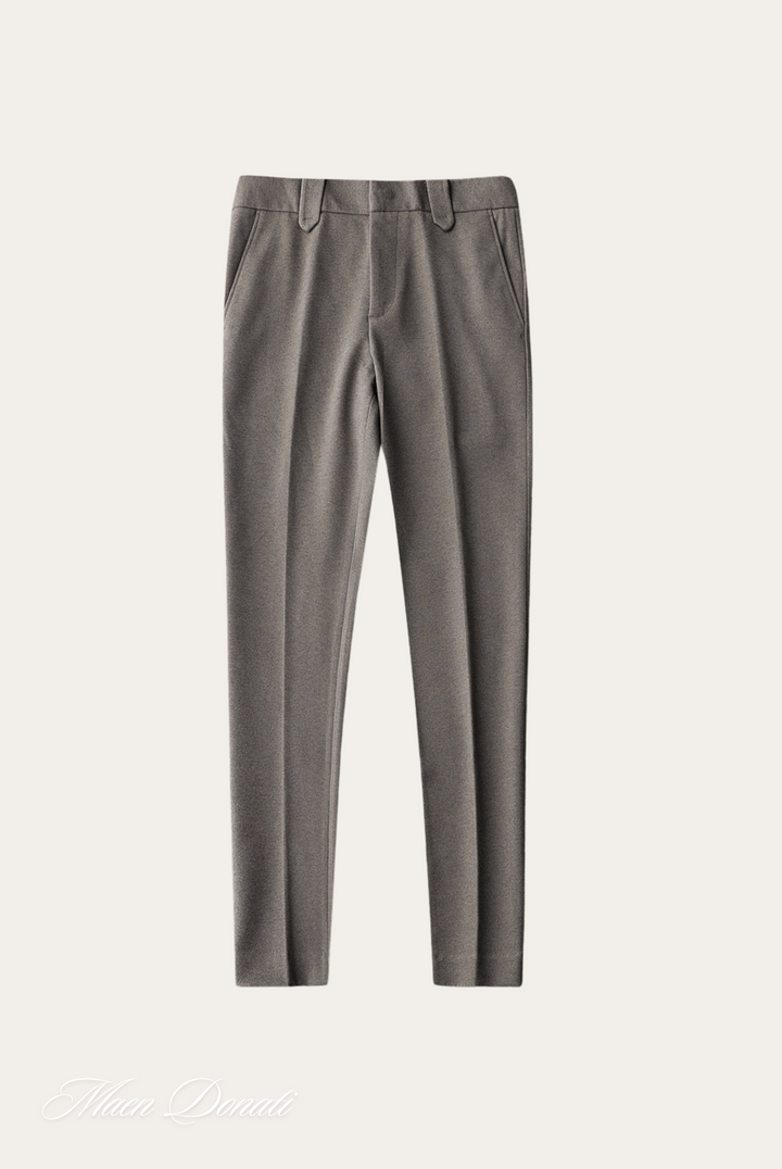 Comfortable Men's Trousers - Oliver-Light gray-29-Nora Luxe