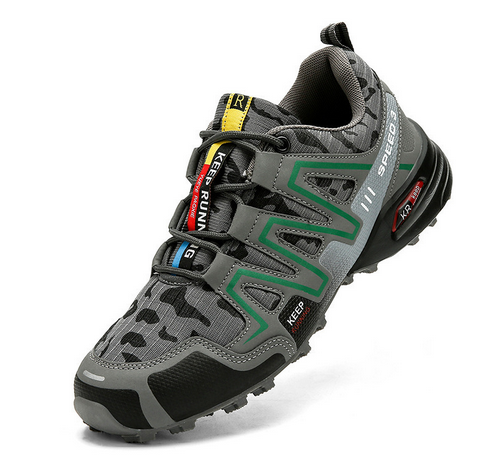 Comfortable Men's Walking Shoes - Maxim-Blue/Green-6.5-Nora Luxe