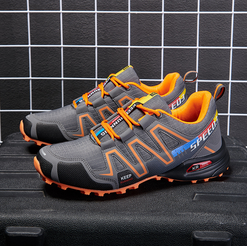 Comfortable Men's Walking Shoes - Maxim-Orange-6.5-Nora Luxe