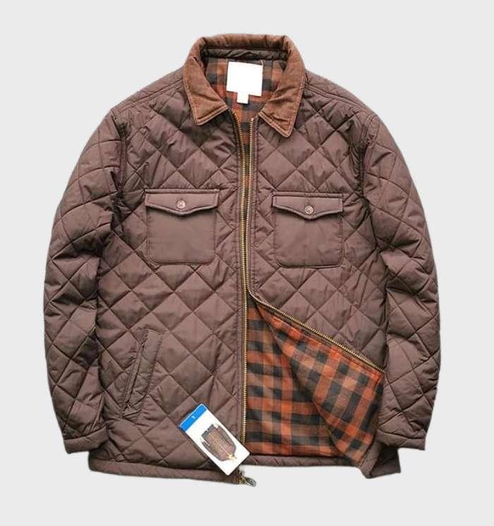 Comfortable Men's Winter Jacket - Liam-Brown-M-Nora Luxe