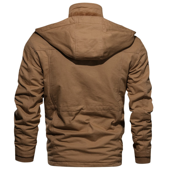 Comfortable Men's Winter Jacket - StormChaser-Black-M-Nora Luxe