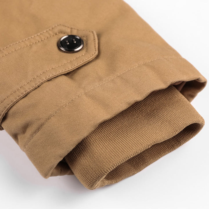 Comfortable Men's Winter Jacket - StormChaser-Black-M-Nora Luxe