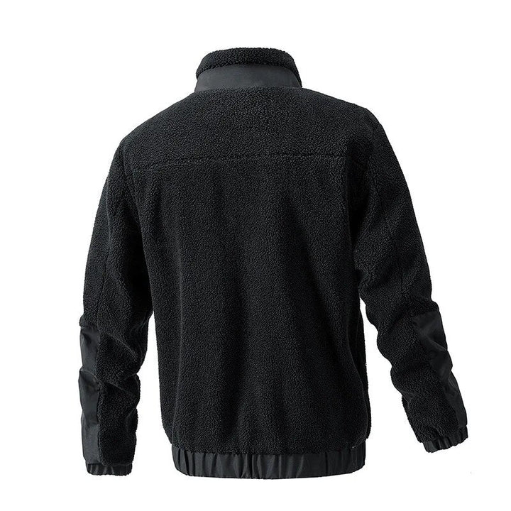 Comfortable Men's Wool Coat - Thomas-Khaki-M-Nora Luxe