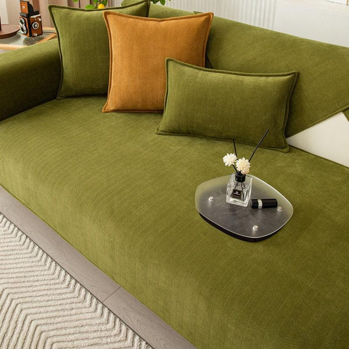 Comfortable Non-Slip Cover for Your Sofa - SnugMat-Green-27.56″ × 47.24″-Nora Luxe