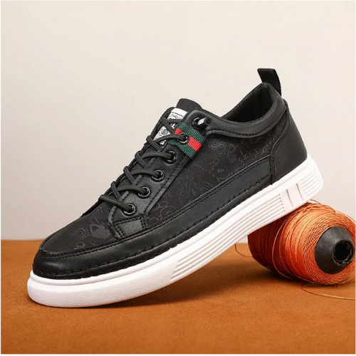 Comfortable Orthopaedic Men's Shoes - Jasper-6-Black-Nora Luxe