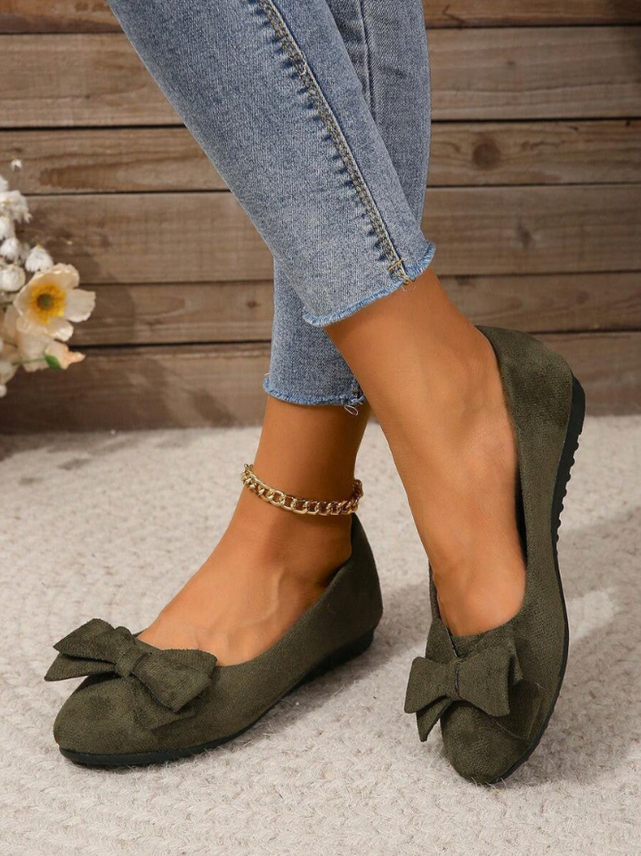 Comfortable Orthopaedic Shoes - Olivia-Dark green-2.5-Nora Luxe