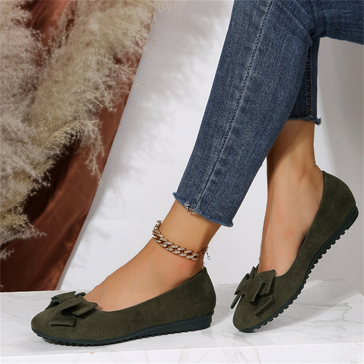 Comfortable Orthopaedic Shoes - Olivia-Dark green-2.5-Nora Luxe