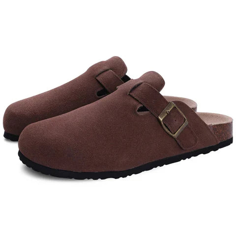 Comfortable Orthopaedic Slippers | Support and Style for All Day-5-Bordeaux red-Nora Luxe