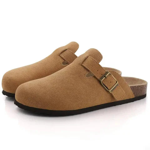 Comfortable Orthopaedic Slippers | Support and Style for All Day-5-Brown-Nora Luxe