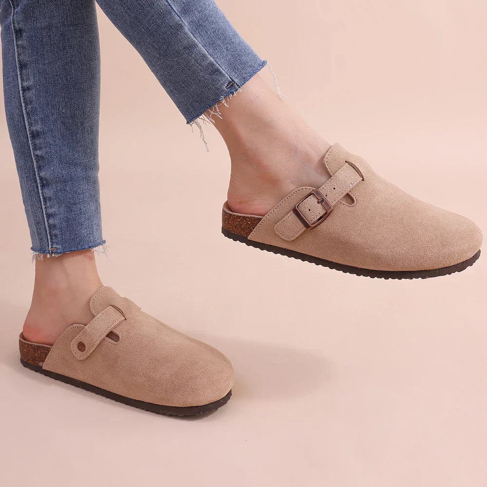 Comfortable Orthopaedic Slippers | Support and Style for All Day-5-Cream-Nora Luxe