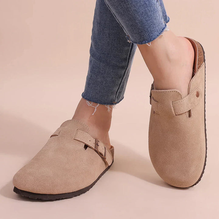 Comfortable Orthopaedic Slippers | Support and Style for All Day-5-Cream-Nora Luxe