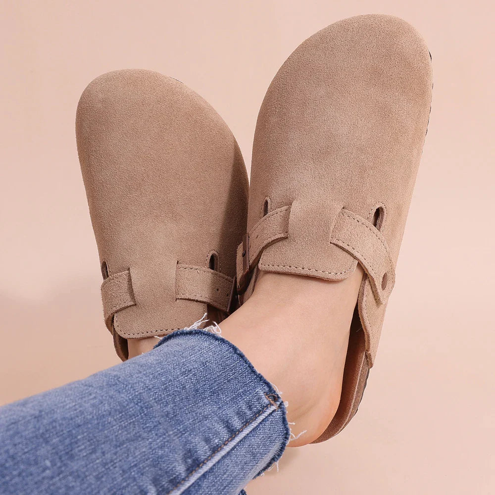 Comfortable Orthopaedic Slippers | Support and Style for All Day-5-Cream-Nora Luxe