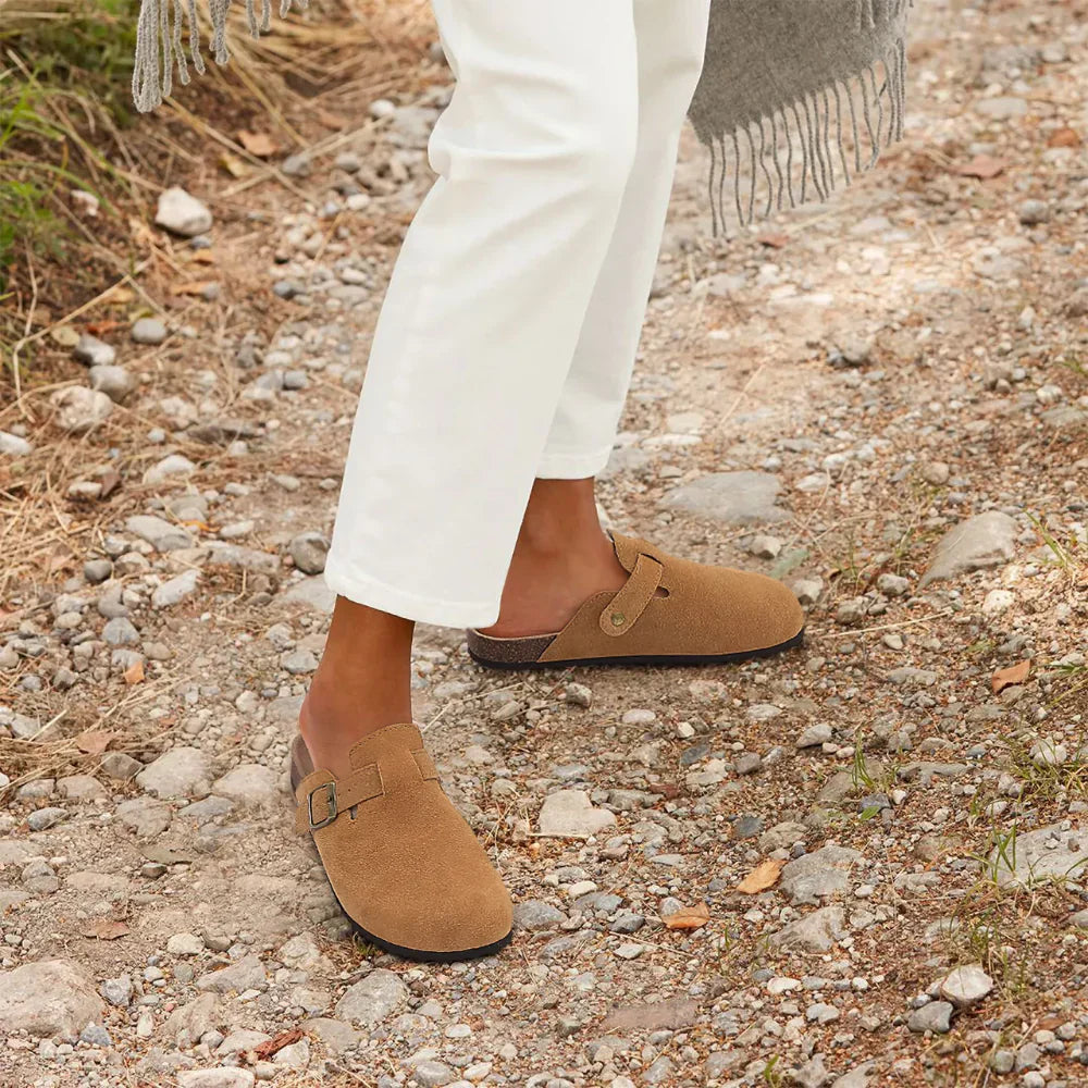 Comfortable Orthopaedic Slippers | Support and Style for All Day-5-Cream-Nora Luxe