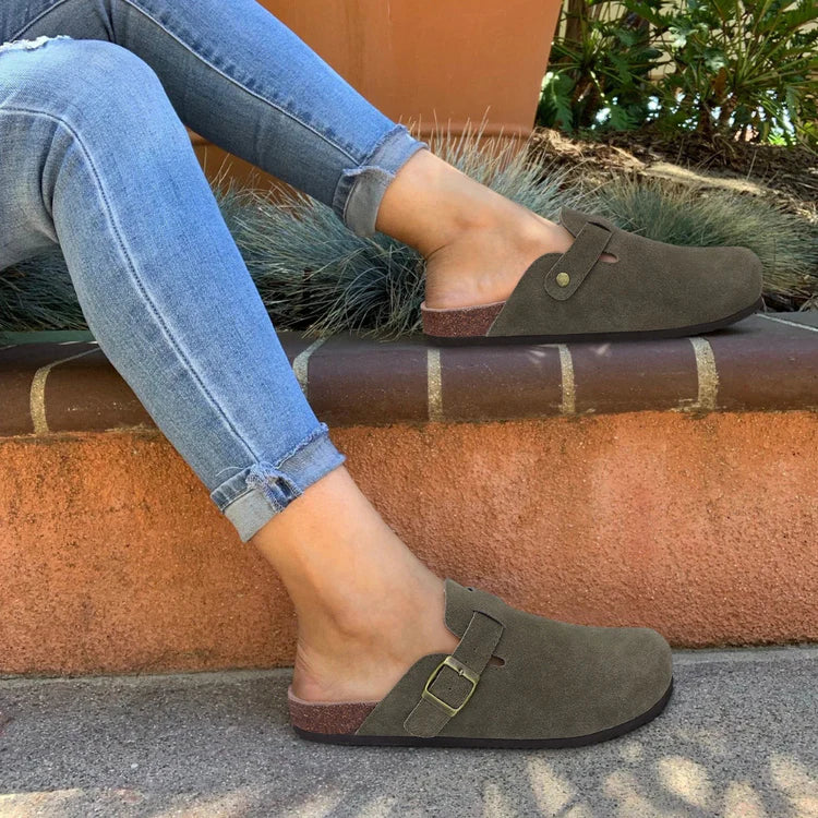 Comfortable Orthopaedic Slippers | Support and Style for All Day-5-Cream-Nora Luxe