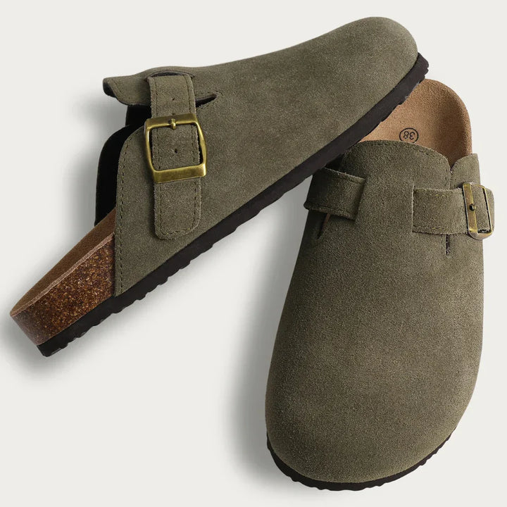 Comfortable Orthopaedic Slippers | Support and Style for All Day-5-Green-Nora Luxe