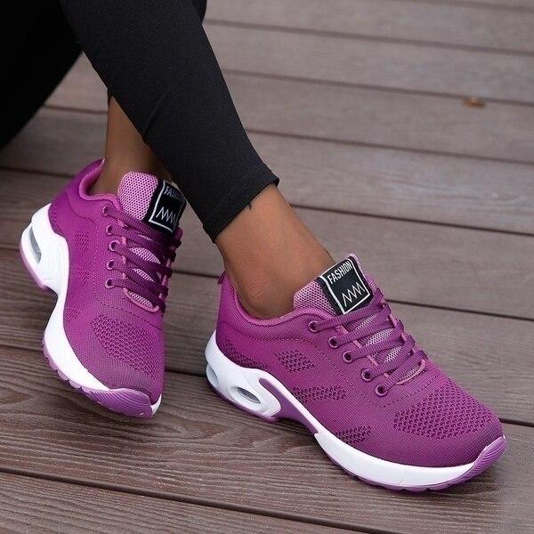Comfortable Orthopedic Sneakers - Nova-Purple-2.5-Nora Luxe