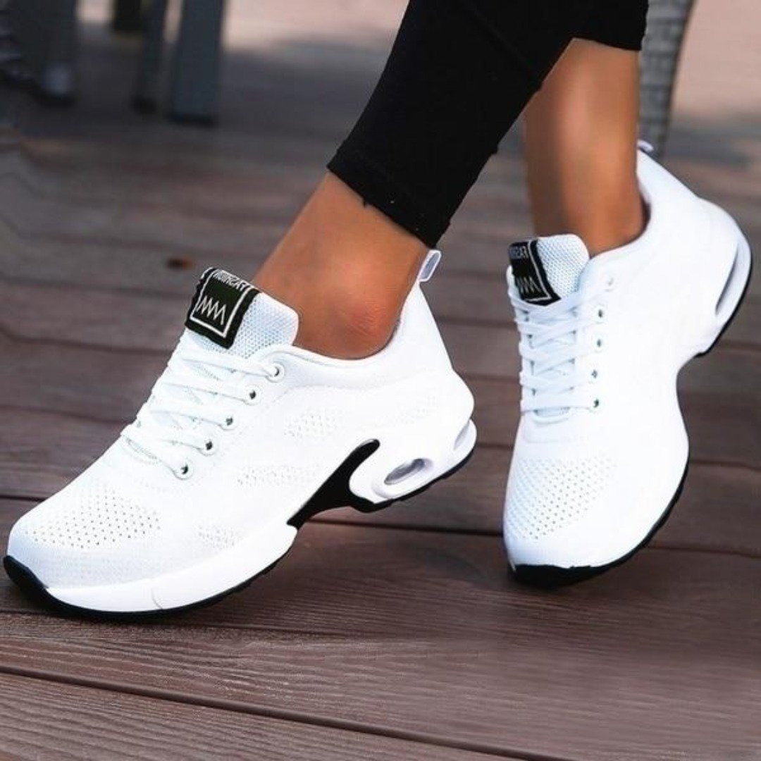 Comfortable Orthopedic Sneakers - Nova-White-2.5-Nora Luxe