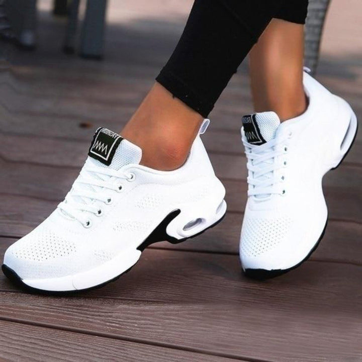 Comfortable Orthopedic Sneakers - Nova-White-2.5-Nora Luxe