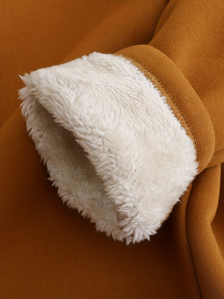 Comfortable Oversized Women's Sweatshirt - Elina-Brown-S-Nora Luxe