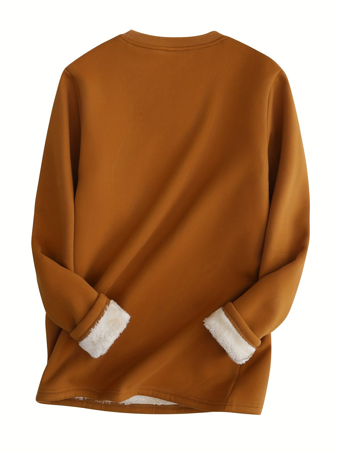 Comfortable Oversized Women's Sweatshirt - Elina-Brown-S-Nora Luxe