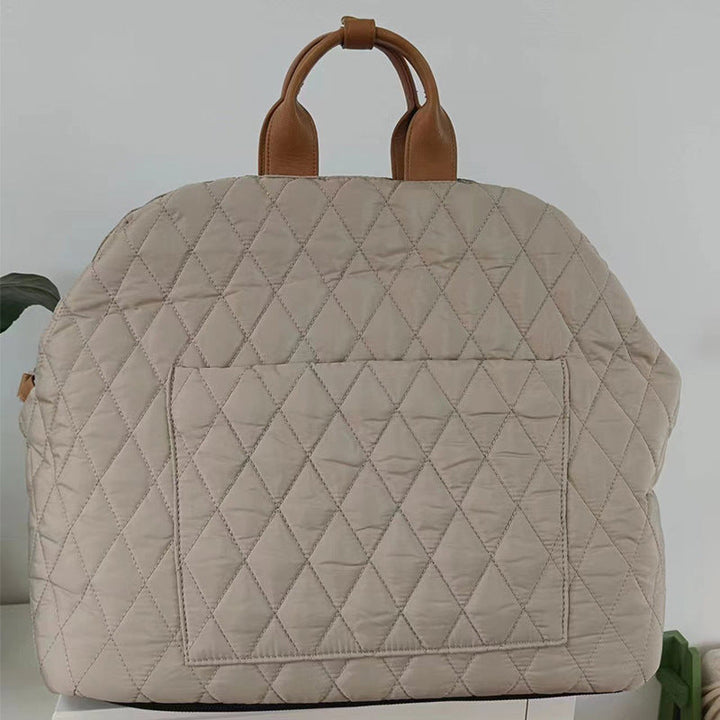 Comfortable Pet Carrier - PetStyle-Khaki-S (17.32 x 8.66 x 14.17 inches)-Nora Luxe