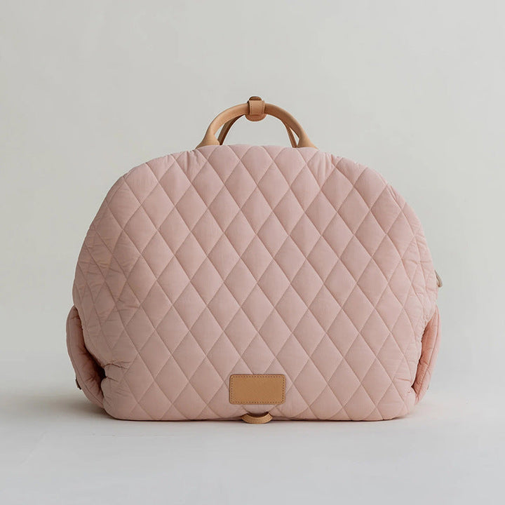 Comfortable Pet Carrier - PetStyle-Pink-S (17.32 x 8.66 x 14.17 inches)-Nora Luxe