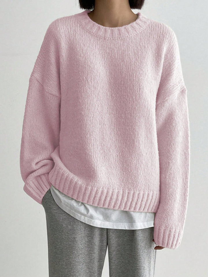 Comfortable Pink Women's Sweater - Livia-S-Nora Luxe