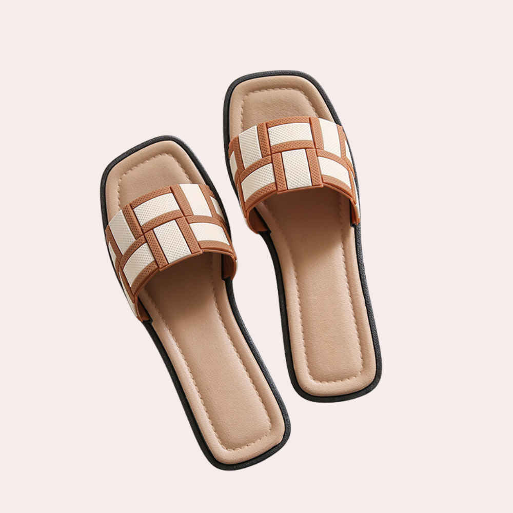 Comfortable Sandals for Women - Isla-Beige-3-Nora Luxe