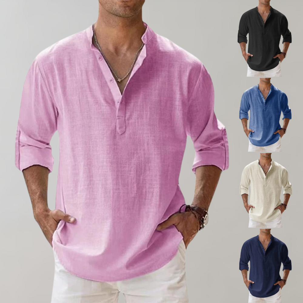 Comfortable Shirt for Men - Florian-Black-S-Nora Luxe