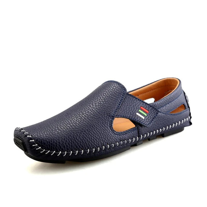 Comfortable Slip-On Casual Shoes for Men – Lightweight & Breathable – Matteo-Blue-6-Nora Luxe