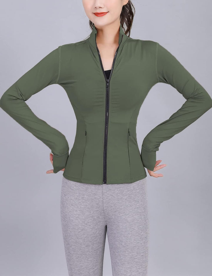 Comfortable Sports Jacket - FlexiMove-Apricot-XS-Nora Luxe