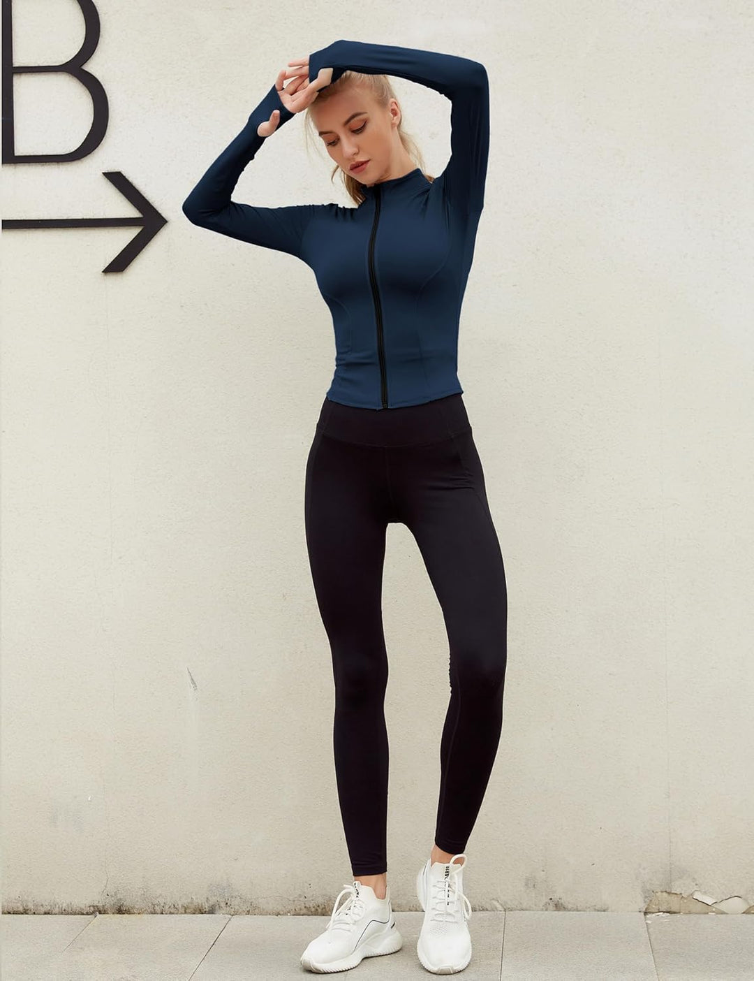 Comfortable Sports Jacket - FlexiMove-Apricot-XS-Nora Luxe