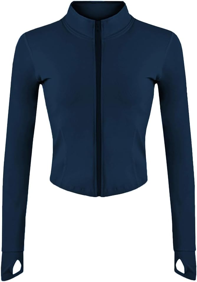 Comfortable Sports Jacket - FlexiMove-Marine blue-XS-Nora Luxe