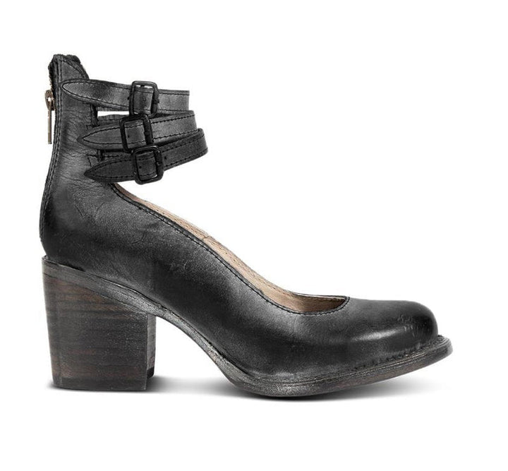 Comfortable & stylish women's leather shoes with non-slip sole – Amalia-Brown-2.5-Nora Luxe