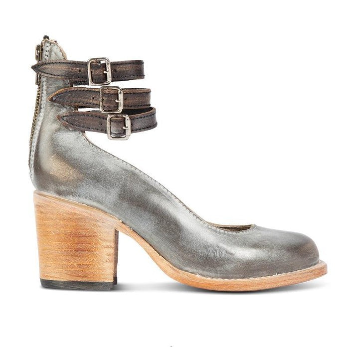 Comfortable & stylish women's leather shoes with non-slip sole – Amalia-Brown-2.5-Nora Luxe