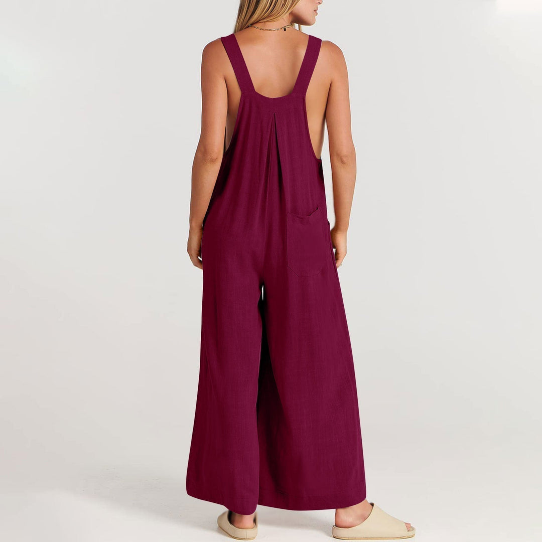 Comfortable Summer Garden Overalls - Sofie-Black-S-Nora Luxe
