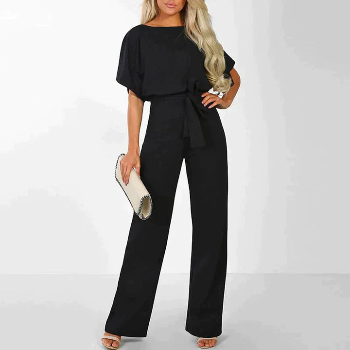 Comfortable Summer Jumpsuit - Luna-Black-S-Nora Luxe